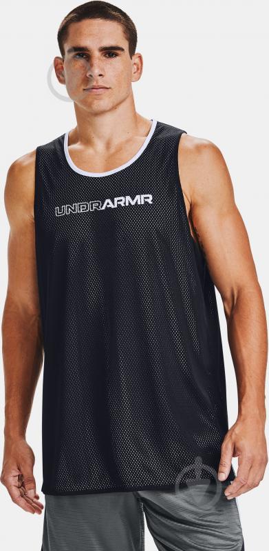 Майка Under Armour UA BASELINE REVERSIBLE TANK 1356866-002 р.S чорний - фото 3