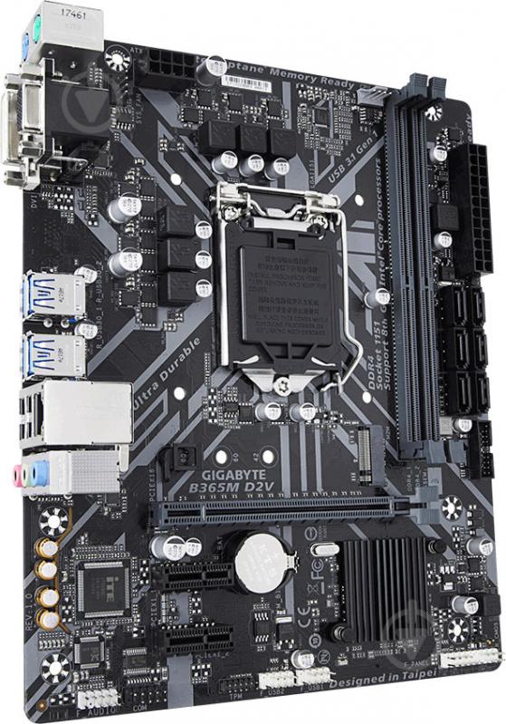 Материнська плата Gigabyte B365M D2V (Socket 1151, Intel B365, mirco ATX) - фото 6