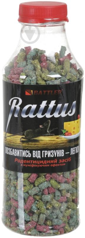 Родентицид Rattus з муміфікуючим ефектом гранула 280 г - фото 1