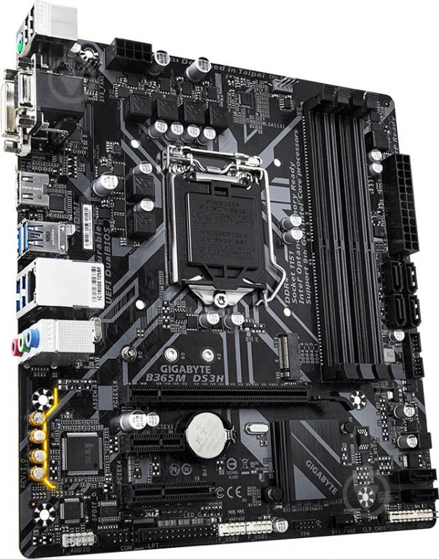 Материнская плата Gigabyte B365M DS3H (Socket 1151, Intel B365, mirco ATX) - фото 4