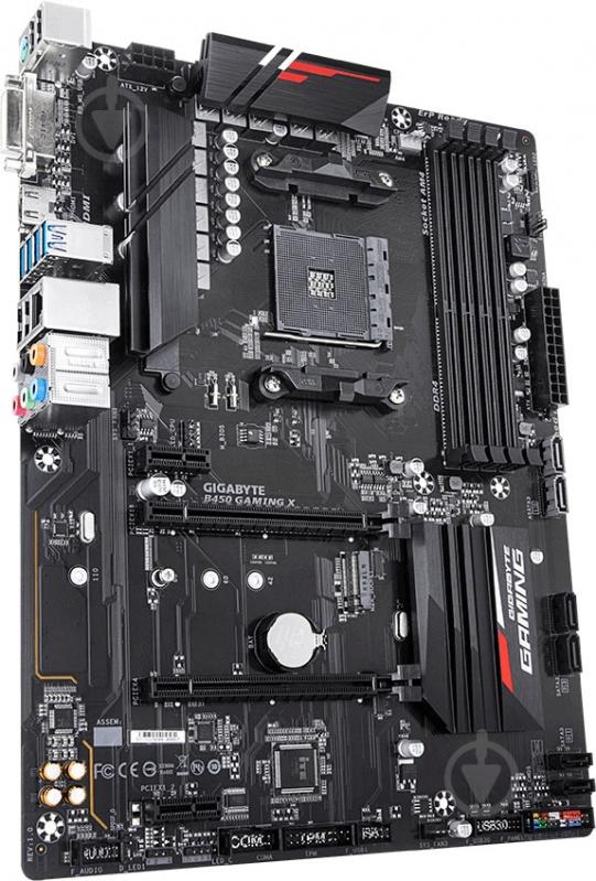 Материнская плата Gigabyte B450 GAMING X (Socket AM4, AMD B450, ATX) - фото 4