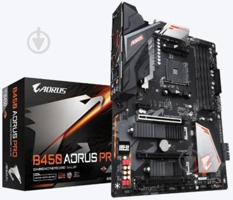 Материнська плата Gigabyte B450 AORUS PRO (Socket AM4, AMD B450, ATX) - фото 6