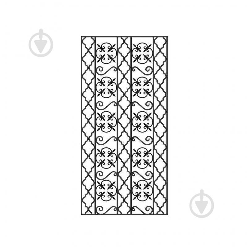 Решетка на окно КР-10 980х2000 мм (комплект элементов) - фото 1