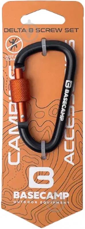Карабин Delta 8 Screw Set р.L BaseCamp алюминий 1 шт. BCP 61115 - фото 2 Карабин Delta 8 Screw Set р.L BaseCamp алюминий 1 шт. BCP 61115 - фото 2