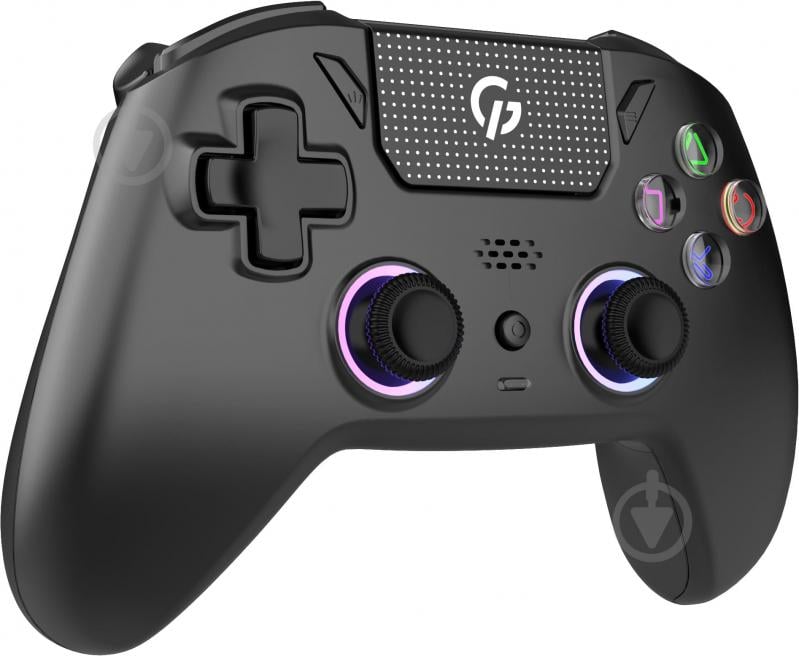 Геймпад бездротовий GamePro GPS20B 2.4G/BT 5.1/USB (Switch/PC/PS/iOS/Android) RGB Black - фото 2