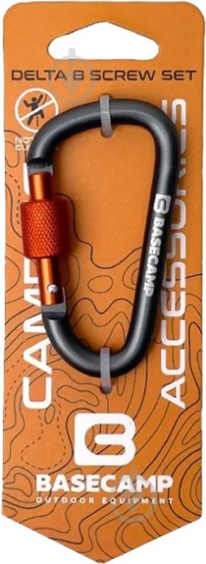 Карабин Delta 8 Screw Set р.L BaseCamp алюминий 1 шт. BCP 61116 - фото 2 Карабин Delta 8 Screw Set р.L BaseCamp алюминий 1 шт. BCP 61116 - фото 2