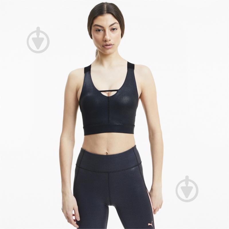 Бра Puma Mid Impact Pearl Bra 51956301 S черный - фото 3 Бра Puma Mid Impact Pearl Bra 51956301 S черный - фото 3