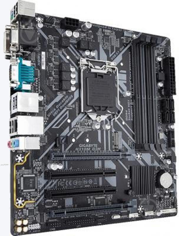 Материнська плата Gigabyte H310M D3H (Socket 1151, Intel H310, mirco ATX) - фото 3