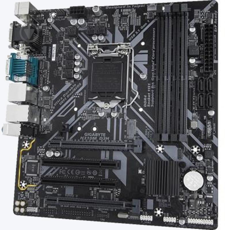 Материнська плата Gigabyte H310M D3H (Socket 1151, Intel H310, mirco ATX) - фото 2