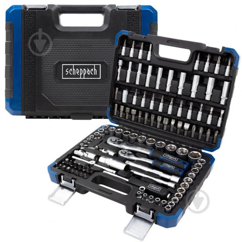 Набор ручного инструмента Scheppach 1/4'', 3/8'' (6гр.) 108 шт. SCH-41082-5DS - фото 3