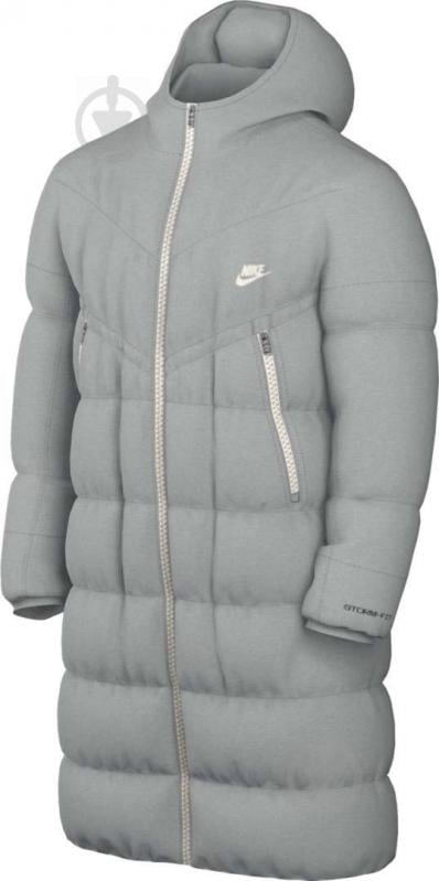 Куртка-парка чоловіча зимова Nike M NSW SF WINDRUNNER PARKA DD6788-077 р.L світло-сіра - фото 1