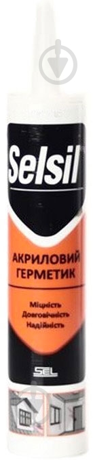 Герметик Vorel акриловий (69051192898) білий 310 мл - фото 1