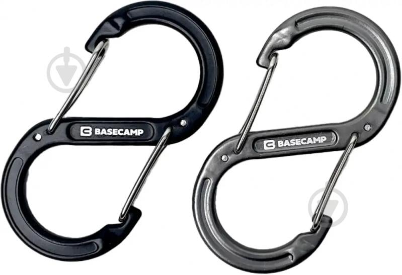 Карабин Sigma 8 Wire Set р.L BaseCamp алюминий 2 шт. BCP 61015 - фото 1 Карабин Sigma 8 Wire Set р.L BaseCamp алюминий 2 шт. BCP 61015 - фото 1