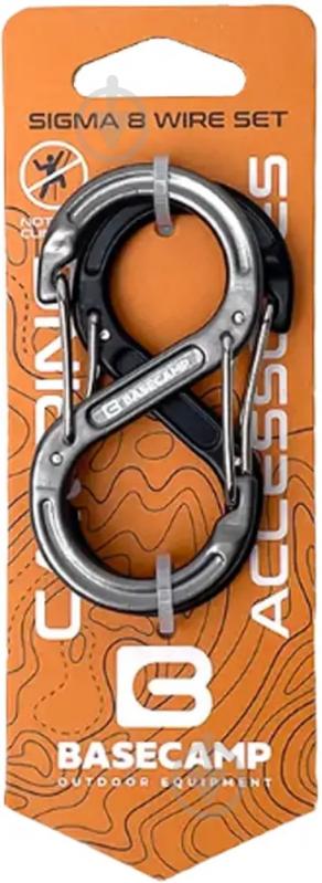 Карабин Sigma 8 Wire Set р.L BaseCamp алюминий 2 шт. BCP 61015 - фото 2 Карабин Sigma 8 Wire Set р.L BaseCamp алюминий 2 шт. BCP 61015 - фото 2