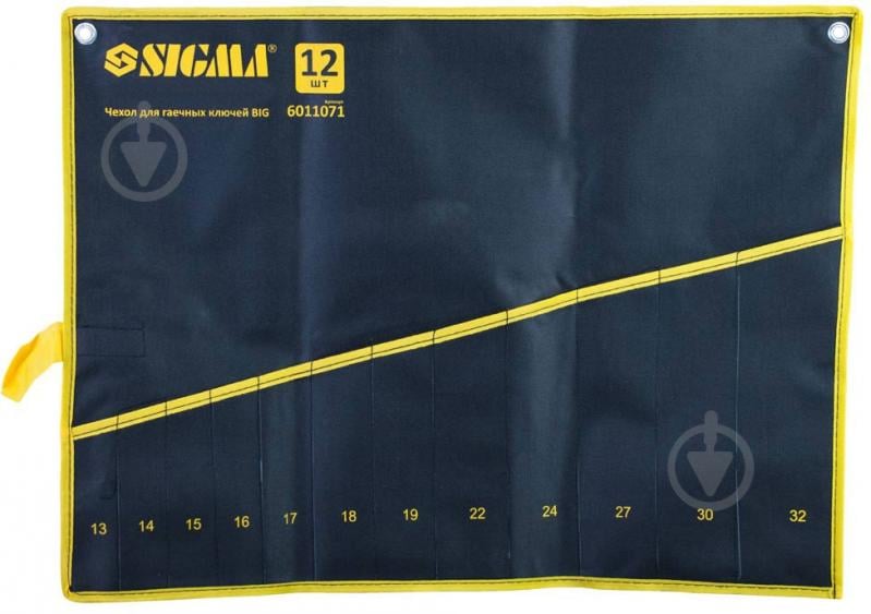 Чохол для інструментів Sigma для гайкових ключів 12 кишень (big) 6011071 - фото 1