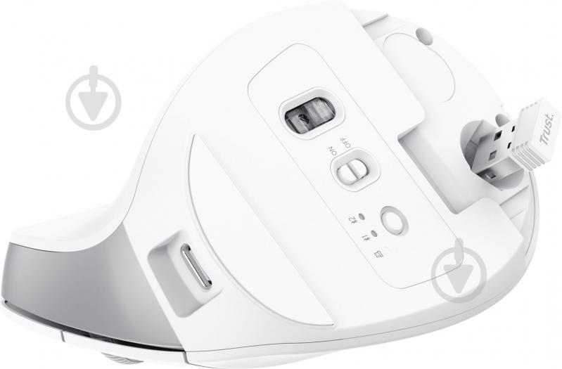 Мишка Trust Bayo + Multidevice Ergonomic white (25399_TRUST) - фото 7