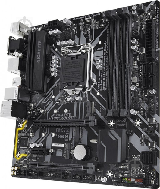 Материнська плата Gigabyte H370M D3H GSM (Socket 1151, Intel H370, mirco ATX) - фото 3