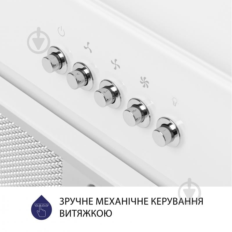 Вытяжка Minola HBI 5664 WH GLASS 1000 LED Line полновстраиваемая - фото 7