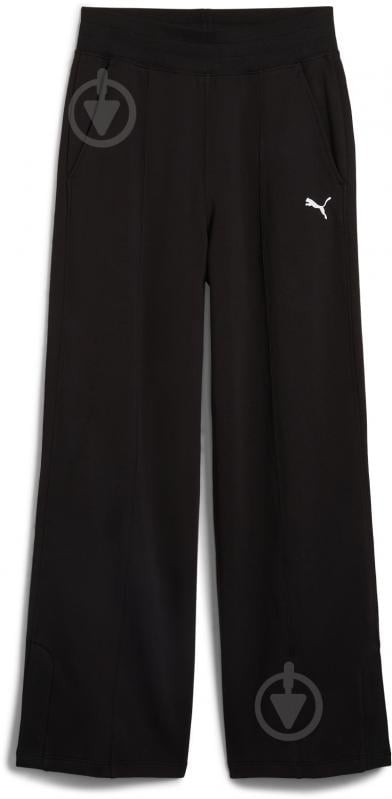 Брюки Puma HER HIGH WAIST STRAIGHT PANTS FL 68272001 р. XS черный - фото 1