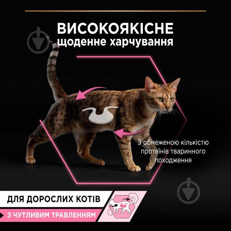 Консерва для дорослих котів ProPlan by Purina Delicate з чутливим травленням мус з індичкою 85 г - фото 5