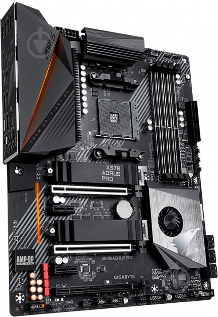 Материнская плата Gigabyte X570 AORUS PRO (Socket AM4, AMD X570, ATX) - фото 2 Материнская плата Gigabyte X570 AORUS PRO (Socket AM4, AMD X570, ATX) - фото 2