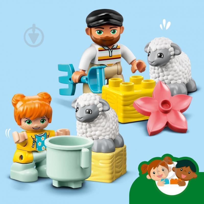 Конструктор LEGO DUPLO Сільськогосподарський трактор і догляд за тваринами 10950 - фото 10