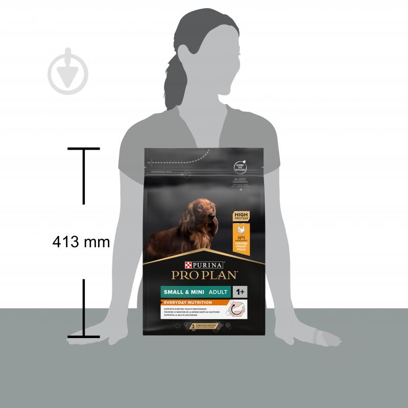 Корм сухой ProPlan by Purina Small&Mini Adult 1+ Everyday Nutrion для взрослых собак с курицей 3 кг - фото 4