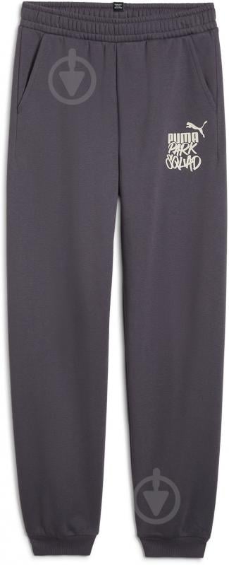 Брюки Puma ESS+ MID 90S SWEATPANTS FL B 68187869 р. 140 серый - фото 1