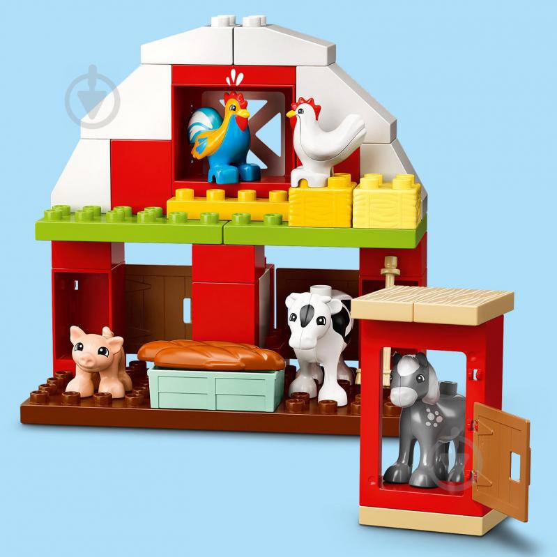 Конструктор LEGO DUPLO Хлів, трактор і догляд за тваринами 10952 - фото 12