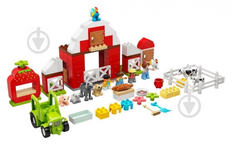 Конструктор LEGO DUPLO Хлів, трактор і догляд за тваринами 10952 - фото 15