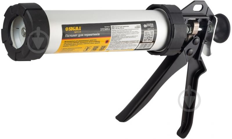 ᐉ Пістолет для герметика Sigma 225 мм 310 мл (алюмінієва туба) 2723051 ...
