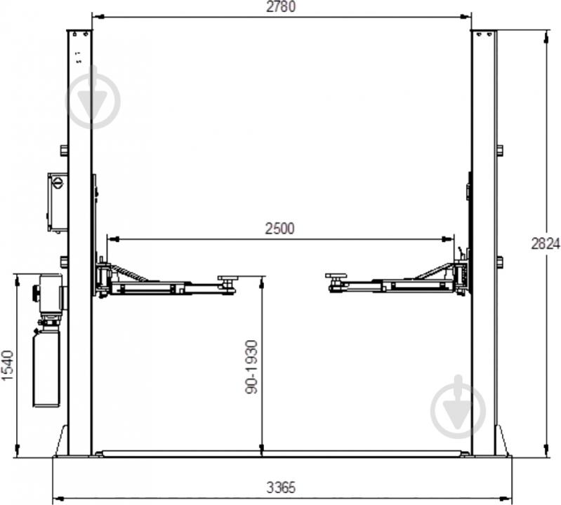 Подъемник электрогидравлический MAGNETI Superlift 007935018165 - фото 2