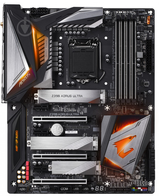 Материнська плата Gigabyte Z390 AORUS ULTRA (Socket 1151, Intel Z390, ATX) - фото 1