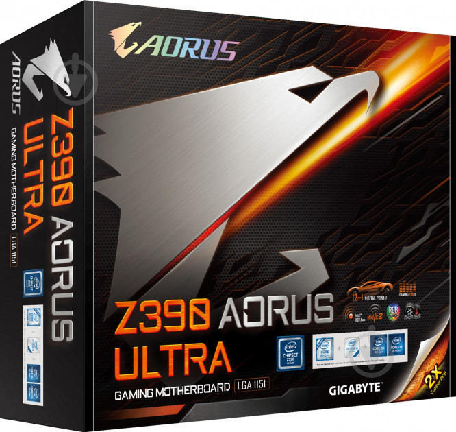 Материнська плата Gigabyte Z390 AORUS ULTRA (Socket 1151, Intel Z390, ATX) - фото 6