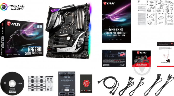 Материнская плата MSI MPG Z390 GAMING PRO CARBON (Socket 1151, Intel Z390, ATX) - фото 9