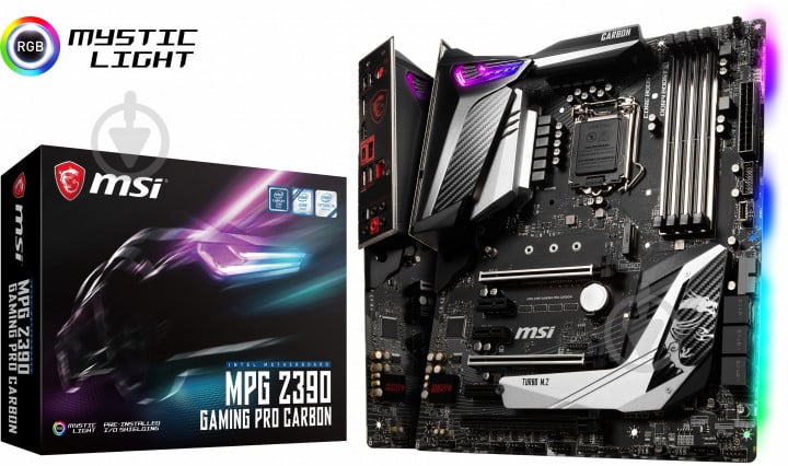 Материнская плата MSI MPG Z390 GAMING PRO CARBON (Socket 1151, Intel Z390, ATX) - фото 10