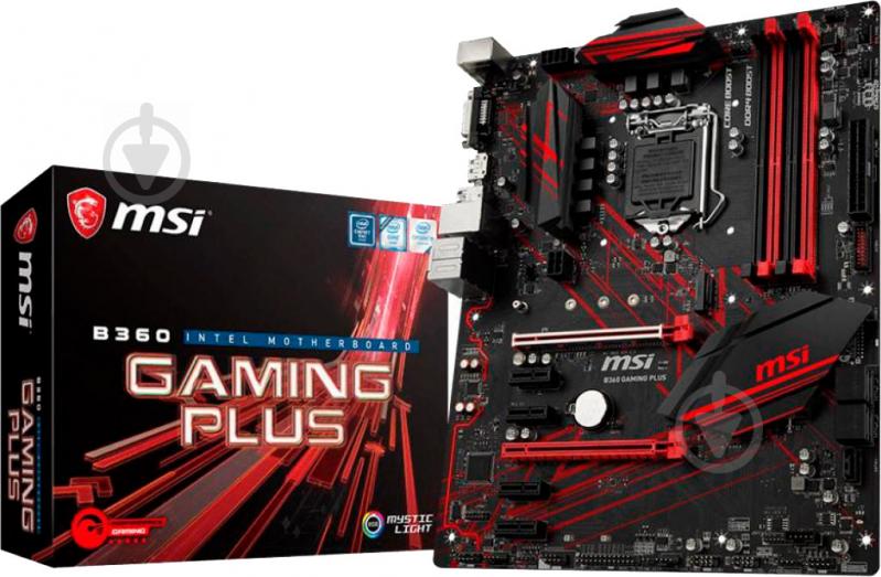 Материнская плата MSI B360 GAMING PLUS (Socket 1151, Intel B360, ATX) - фото 5