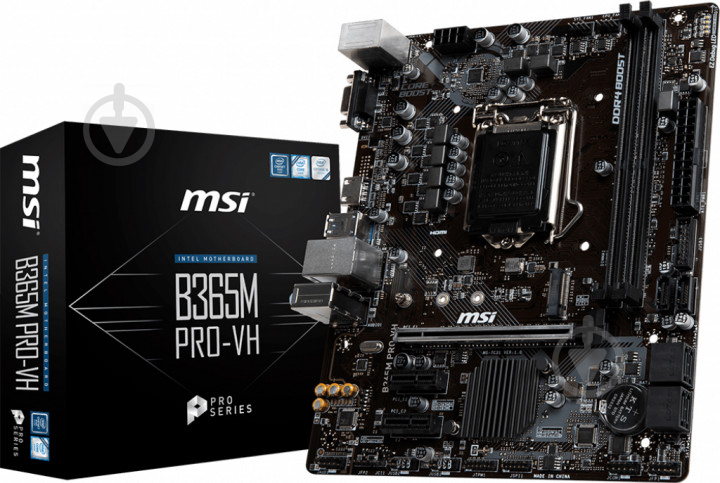 Материнська плата MSI B365M PRO-VH (Socket 1151, Intel B365, ATX) - фото 4