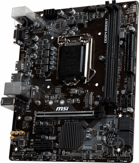 Материнська плата MSI B365M PRO-VH (Socket 1151, Intel B365, ATX) - фото 2