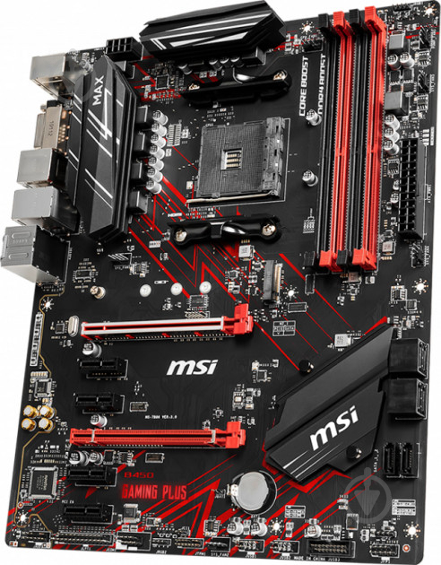 Материнская плата MSI B450 GAMING PLUS MAX (Socket AM4, AMD B450, ATX) - фото 3