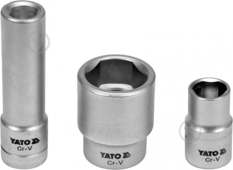 Головка YATO 3 шт. YT-17525 - фото 1