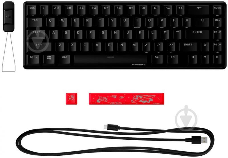 Клавиатура HyperX Alloy Origins 65 (4P5D6AA) black - фото 4 Клавиатура HyperX Alloy Origins 65 (4P5D6AA) black - фото 4