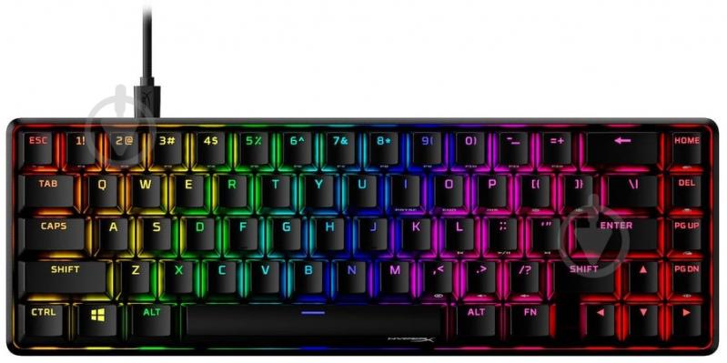 Клавиатура HyperX Alloy Origins 65 (4P5D6AA) black - фото 1 Клавиатура HyperX Alloy Origins 65 (4P5D6AA) black - фото 1