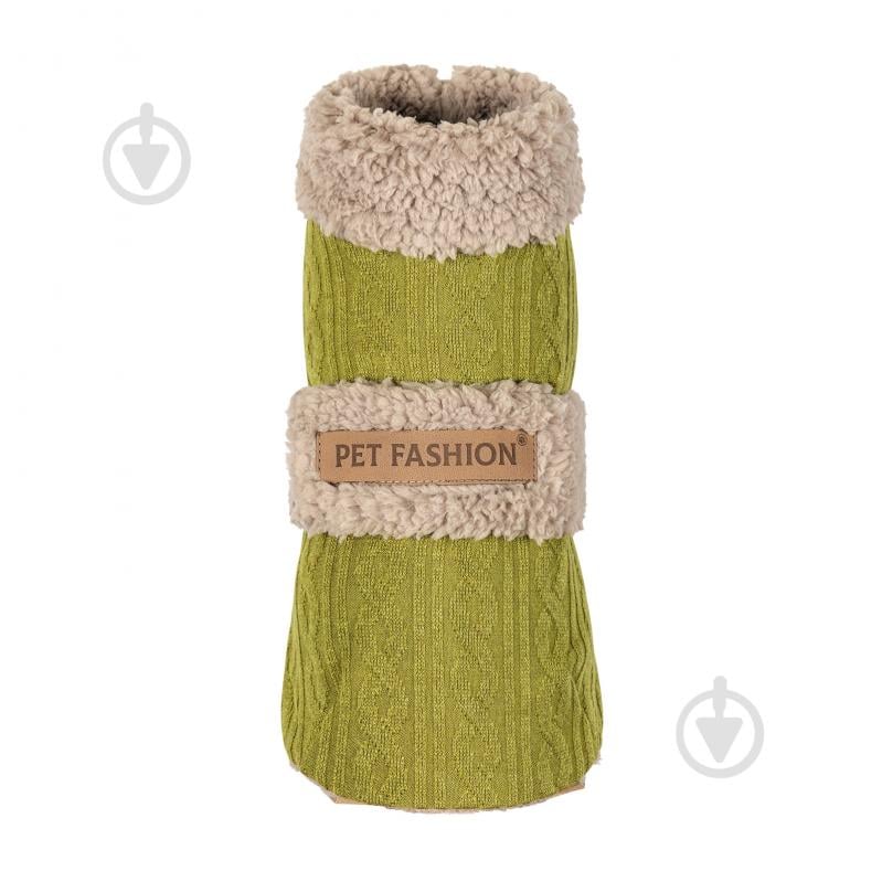 Попона Pet Fashion Gigi ХХS фісташковий/бежевий - фото 1 Попона Pet Fashion Gigi ХХS фісташковий/бежевий - фото 1