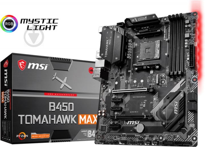 Материнская плата MSI B450 TOMAHAWK MAX (Socket AM4, AMD B450, ATX) - фото 5