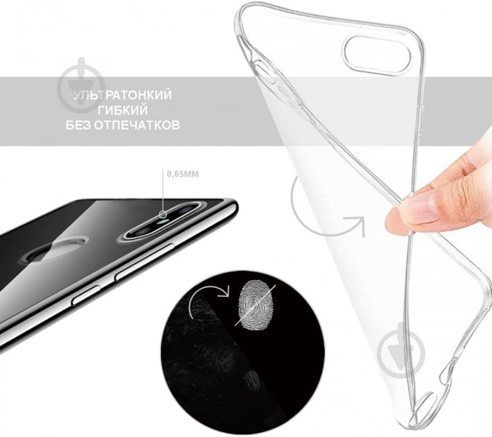 Чохол GlobalCase (TPU) Extra Slim для Samsung A10 clear - фото 3