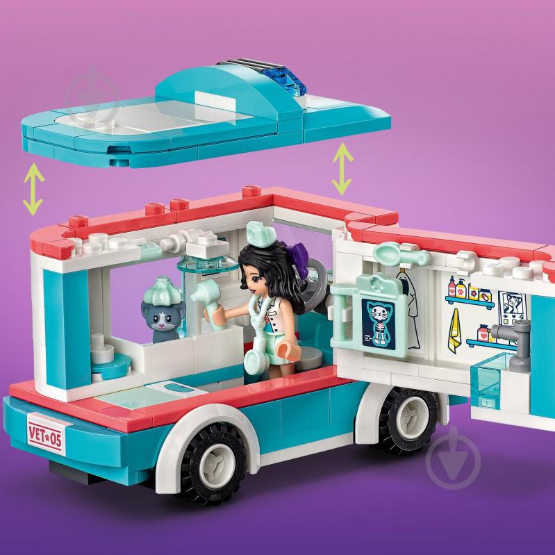 Конструктор LEGO Friends Скорая помощь ветклиники 41445 - фото 11