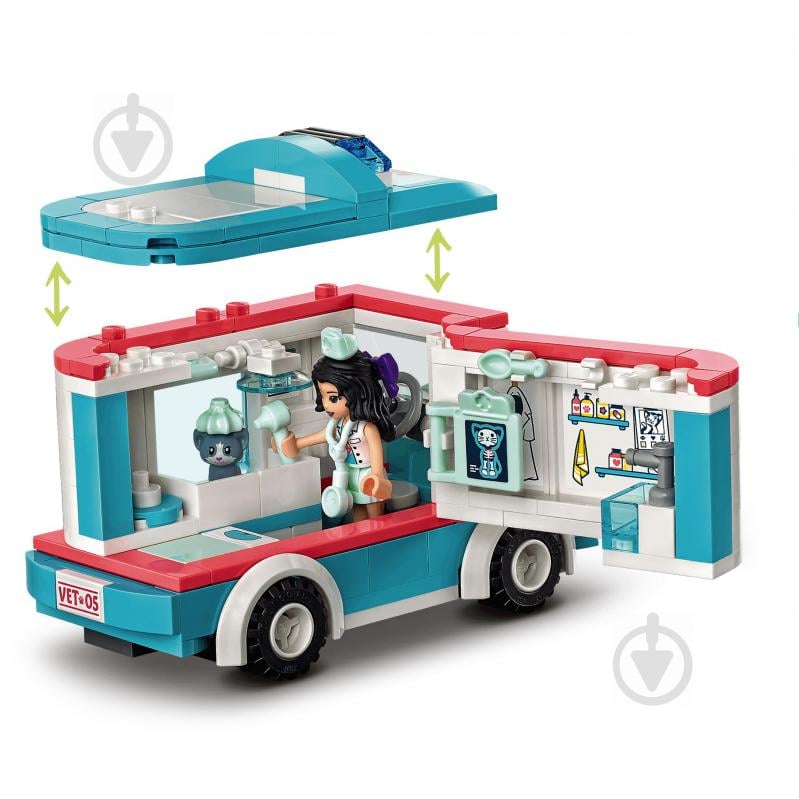 Конструктор LEGO Friends Скорая помощь ветклиники 41445 - фото 3