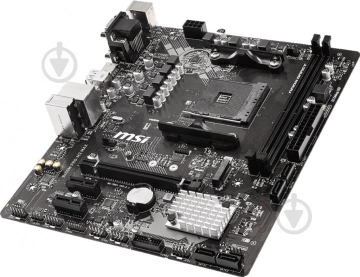 Материнська плата MSI B450M PRO-M2 MAX (Socket AM4, AMD B450, mirco ATX) - фото 4