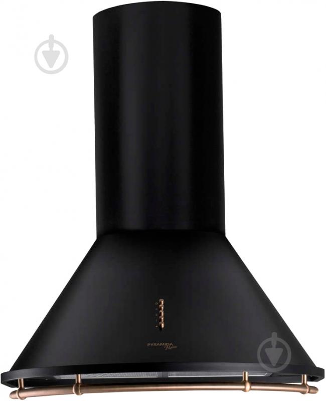 Вытяжка Pyramida HEF 82 (E-600MM) BLACK - фото 1
